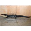 Image 2 : Massive 11'5" Long Life-sized ALLIGATOR on Bolts (No Base)