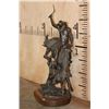 Image 2 : Original #25/25 "Sunning His Heels" Bronze Sculpture by Bill Plunkett