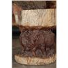 Image 11 : XXL 8' 10" Long Original Leadwood Carving of 3 CAPE BUFFALO and 4 WILDEBEEST by artist Robert Nzali