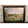 Image 1 : XXL Limited Edition "Whisper Valley Roundup" Giclee Signed and Numbered by artist Jack Terry