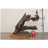 Image 1 : XL Original BRONZE Sculpture by Johnathan Bronson, Numbered #4/24. Weight: 54 lbs 13 oz