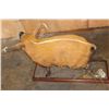 Image 8 : Life-sized RED RIVER HOG on a Wood Base