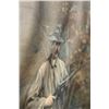 Image 8 : Antique "Hunter, Pointer, and Setter at Work" Gustav Muss-Arnolt Lithograph Print in a Wood and