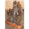 Image 5 : Original "Special Times" 1990 Bronze SCULPTURE by Gerald Harvey Jones #248/250, Weight: 11 lbs