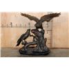 Image 1 : XL Bronze Eagle Sculpture with Removable Wings