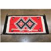 Image 5 : Handwoven Southwestern Wool RUG or Tapestry with Knotted Corner Tassels, Age Unknown
