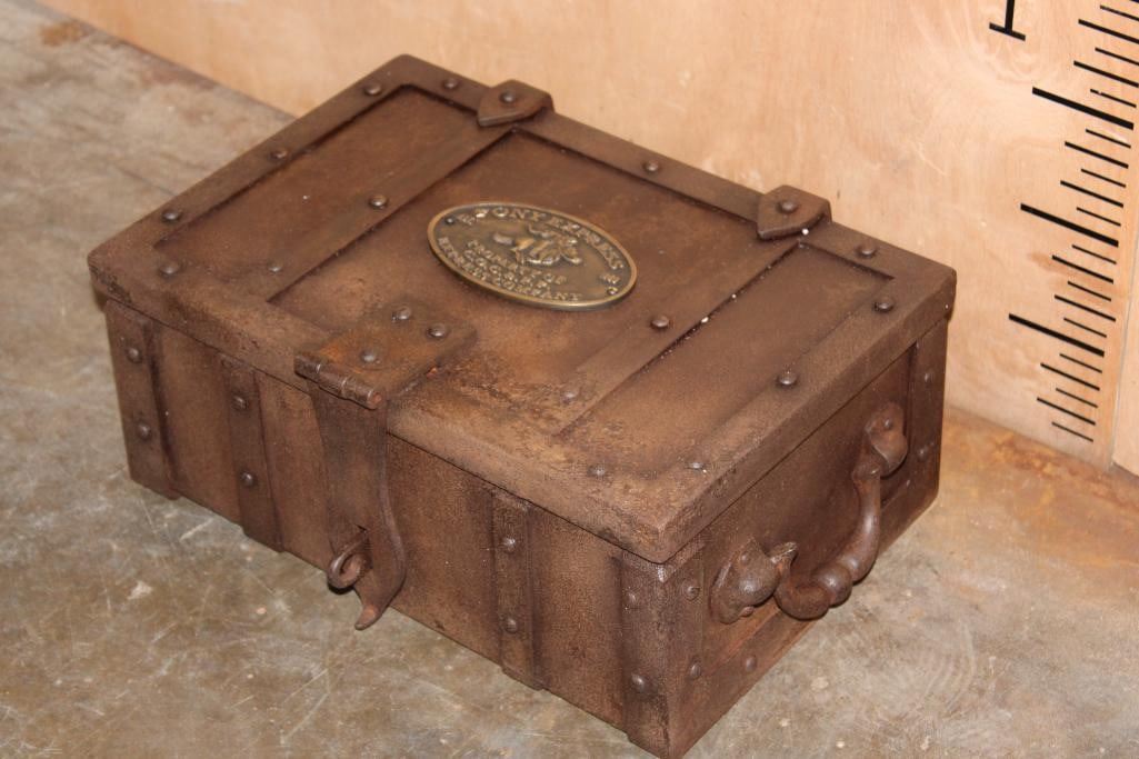Ww2 Strong Box Big Cast Iron