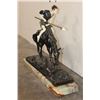 Image 3 : "Le Cavalier Indien" BRONZE Sculpture after Edouard Drouot, Weight: 63 lbs