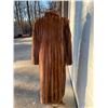 Image 2 : Natural Brown MINK Fur Coat, Size Medium to Large