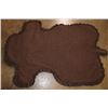 Image 3 : WHITETAIL DEER Hide Rug with Double Felted Backing