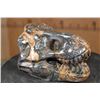 Image 1 : Hand-carved JADE Tyrannosaurus Rex Skull