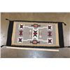Image 2 : Handwoven Navajo Style Storm Pattern RUG or Tapestry, Age Unknown
