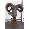 Image 6 : BRONZE RAM Head Sculpture, Weight 5 lbs
