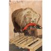 Image 2 : Life-sized BROWN BEAR with a SOCKEYE SALMON On Bolts (No Base)