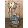 Image 13 : Life-sized Rocky Mountain BIG HORN SHEEP Ram on a Simulated Rock Base
