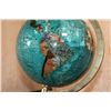 Image 5 : Semi-precious Gemstone World GLOBE on a Brass Stand