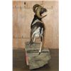 Image 10 : Life-sized CORSICAN SHEEP Ram on a Fiberglass Rock Wall Hanging Base