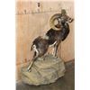 Image 3 : Life-sized CORSICAN SHEEP Ram on a Fiberglass Rock Wall Hanging Base