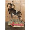 Image 9 : Life-sized CORSICAN SHEEP Ram on a Fiberglass Rock Wall Hanging Base