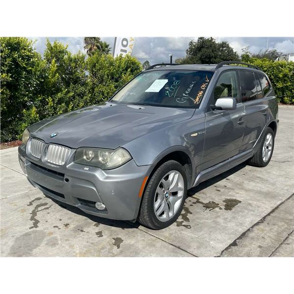 BMW X3 2008 SALV-CERT-SMOG-EXP ONLY