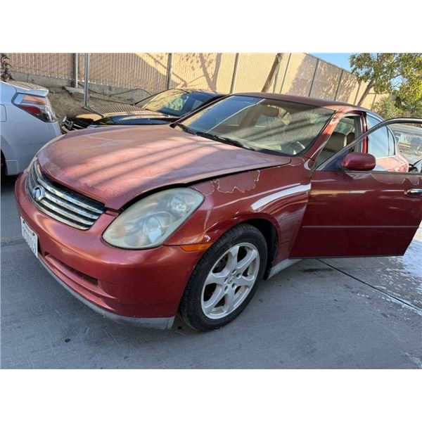 INFI G35 2003 APP DUP-T-DON TMU