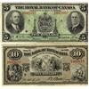 The Bank of Nova Scotia 1935 $10 CH-550-36-04 & The Royal Bank of Canada 1935 $5 CH-630-18-02A.  Lot