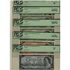 Image 1 : 1954 $1 BC-37bA(2) , BC-38dA, BC-39bA & 1967 $1 BC-45bA.  Lot of 5 replacement issues all PCGS grade