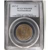 Image 1 : Nfld 1917c 1¢ PCGS MS64RB. Nice example.