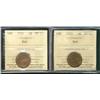 Image 1 : 1935 & 1936 1¢ ICCS MS63RD.  Lot of 2 coins.