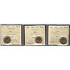 Image 1 : 1947 1¢ ICCS MS64RD.  Lot of 3 coins.