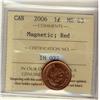 Image 1 : 2006 1¢ Magnetic ICCS MS63RD.