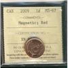 Image 1 : 2009 1¢ Magnetic ICCS MS67RD.
