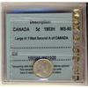 Image 1 : 1903H 5¢ Lg H CCCS MS60.  Designated with filled 2nd A of Canada.