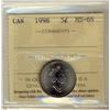 Image 1 : 1998 5¢ ICCS MS66.  Only 1 listed in POP report.