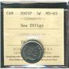 Image 1 : 2003P 5¢ New effigy ICCS MS65.