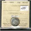 Image 1 : 1951 10¢ ICCS MS65.  Light rim tones.