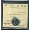 Image 1 : 1999 10¢ ICCS MS66.