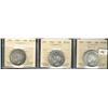 Image 1 : 1944 Nr4 50¢, 1946 & 1949 ICCS MS63.  Lot of 3 coins.