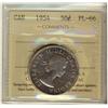 Image 1 : 1954 50¢ ICCS PL66.  PQ eye appeal.