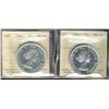 Image 1 : 1963  & 1964 $1 PL66 Cameo.  Lot of 2 ICCS coins.