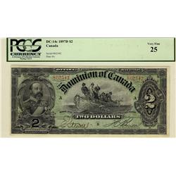 1897 $2 DC-14c #802542, PCGS VF25.