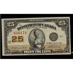 1923 25¢ DC-24d #646174  Choice Unc