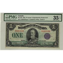 1923 $1 DC-25l #C6462480, CH VF35 EPQ.