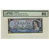 Image 1 : 1954 $5 BC-31a #BC7893846, PMG CH UNC64EPQ.