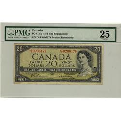 1954 $20 BC-41bA #*VE0206179, PCGS VF25.