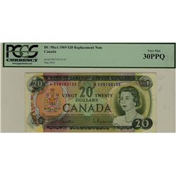 1969 $20 BC-50aA #*EV0103155 PCGS VF30PPQ