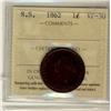 N.S.  1862 1¢ ICCS VF30