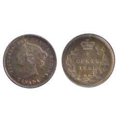 1898 5¢ ICCS MS63.  Golden tones.