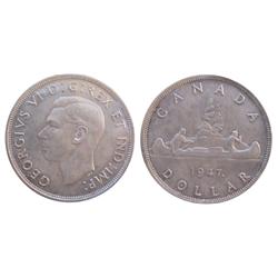 1947 $1 ML ICCS MS64.  Shades of russet toning.