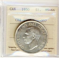 1950 $1 CH#1950 Rev-007 ICCS MS66